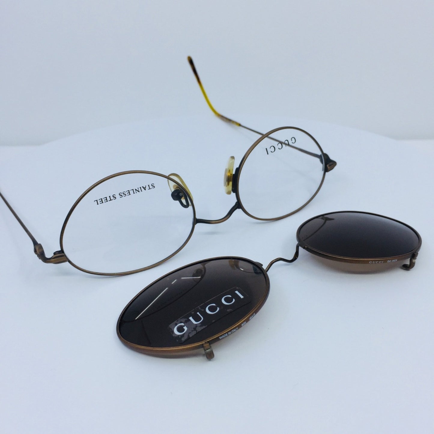 Vintage Gucci GG 2624 Brown Eyeglasses - Super Vision Optical