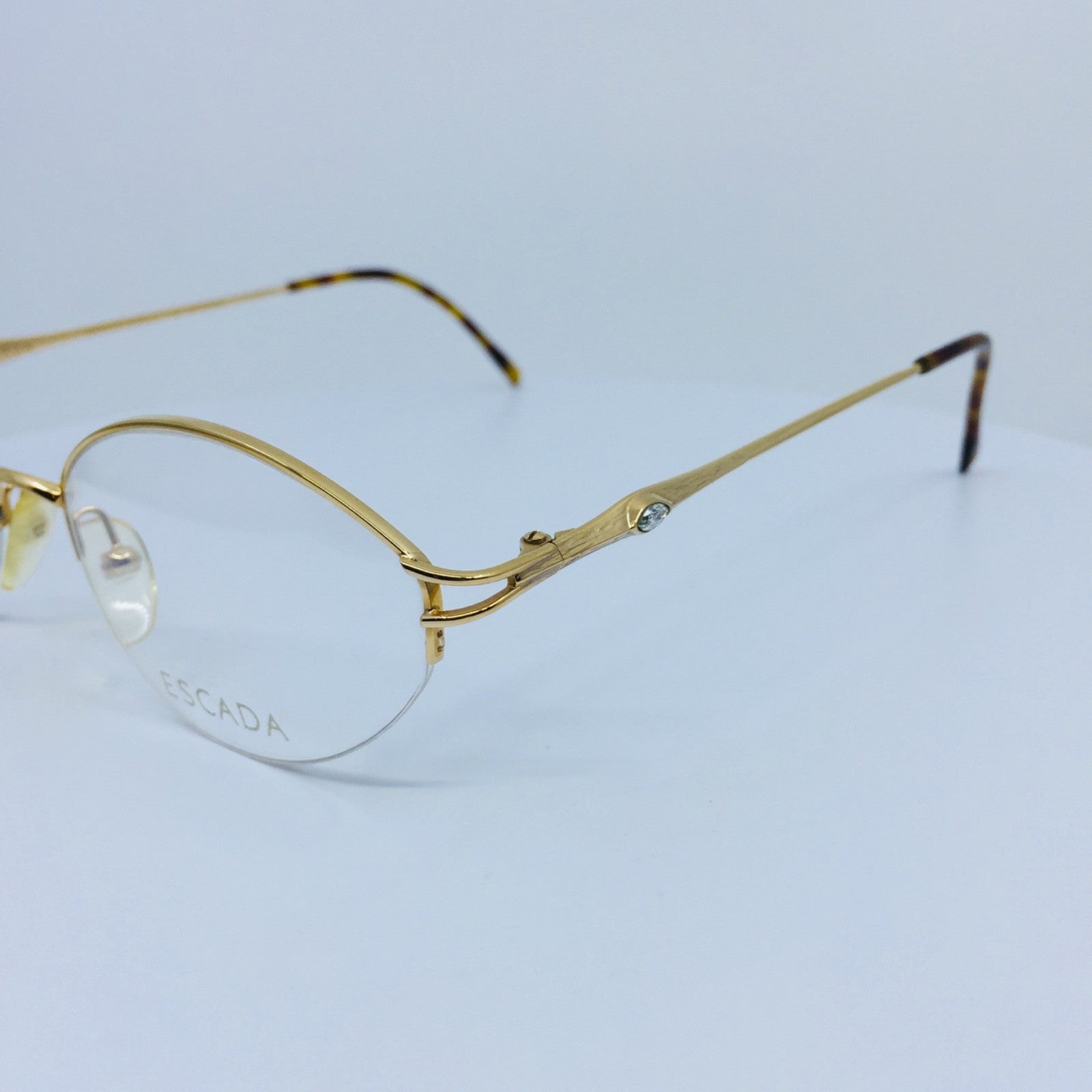 Vintage ESCADA E 0164 Gold Eyeglasses - Super Vision Optical