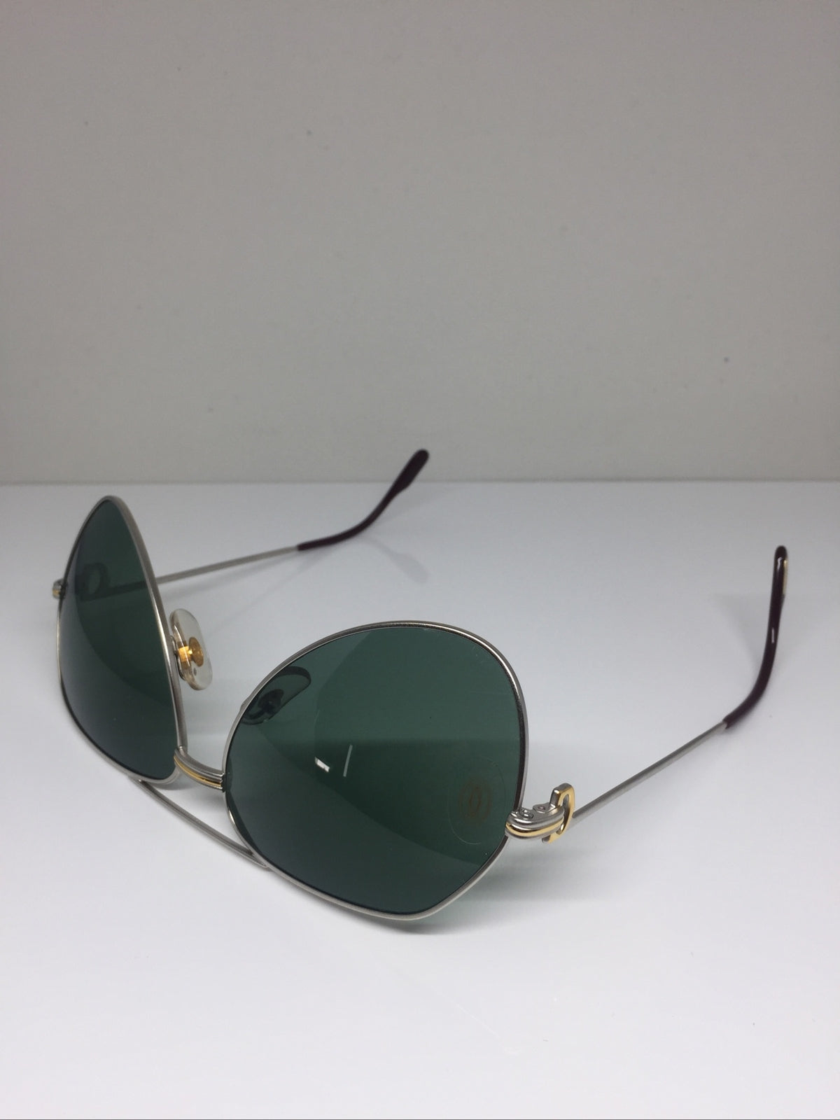 Vintage Cartier Aviator Gold Sunglasses - Super Vision Optical