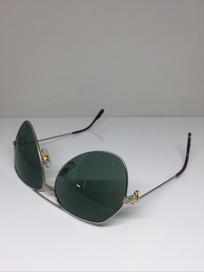 Vintage Cartier Aviator Gold Sunglasses - Super Vision Optical