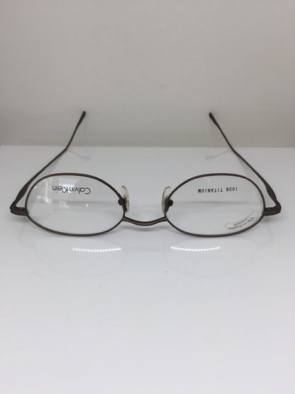 Vintage Calvin Klein CK 510 Brown Eyeglasses - Super Vision Optical