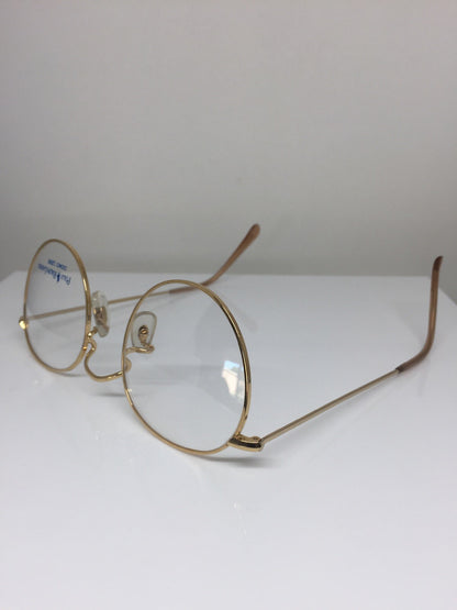 Vintage Ralph Lauren Polo Classic X By Ralph Lauren Gold Eyeglasses - Super Vision Optical