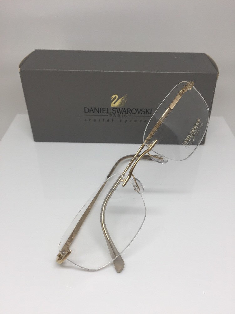 Vintage Daniel Swarovski S 065 Gold Eyeglasses - Super Vision Optical