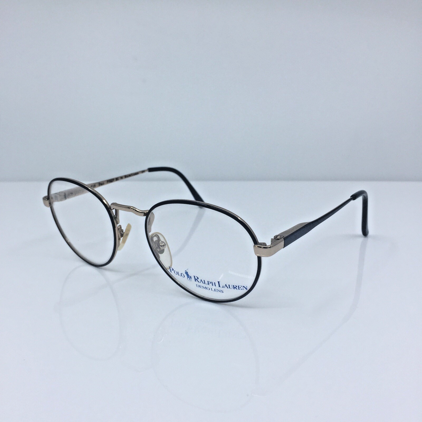 Vintage Ralph Lauren Polo Prep 80 Black Eyeglasses - Super Vision Optical