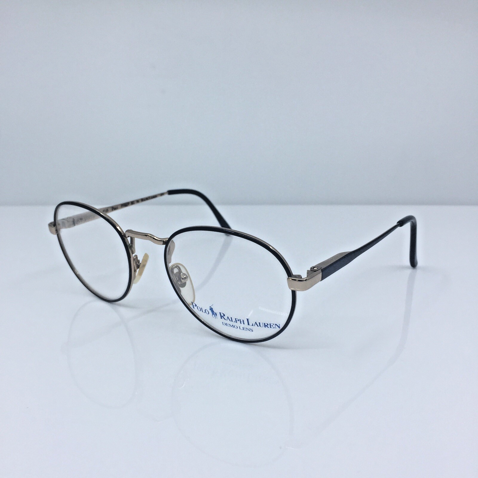 Vintage Ralph Lauren Polo Prep 80 Black Eyeglasses - Super Vision Optical