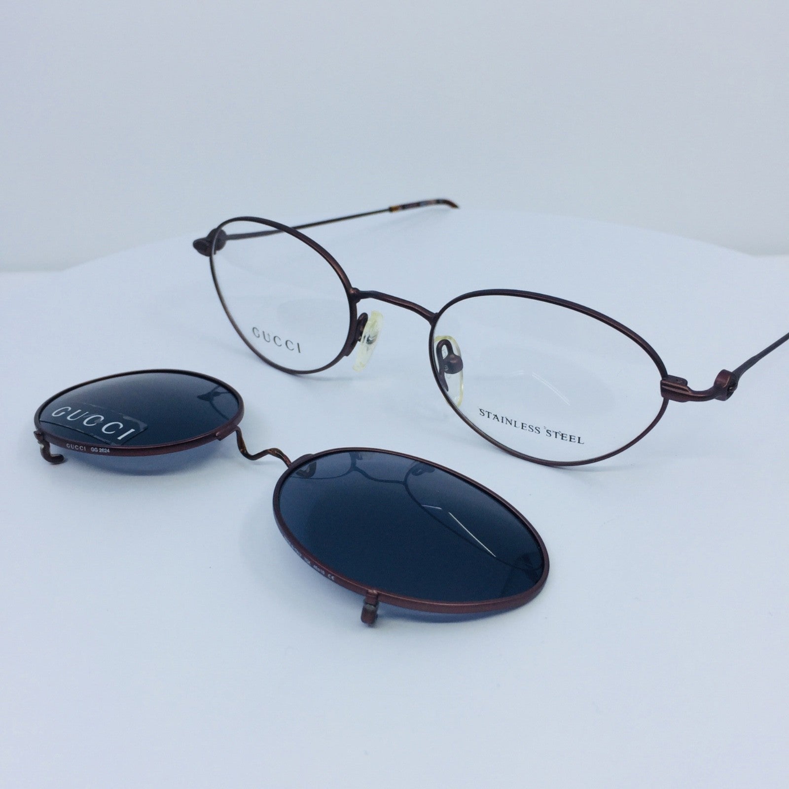 Vintage Gucci GG 2624 Purple Eyeglasses - Super Vision Optical
