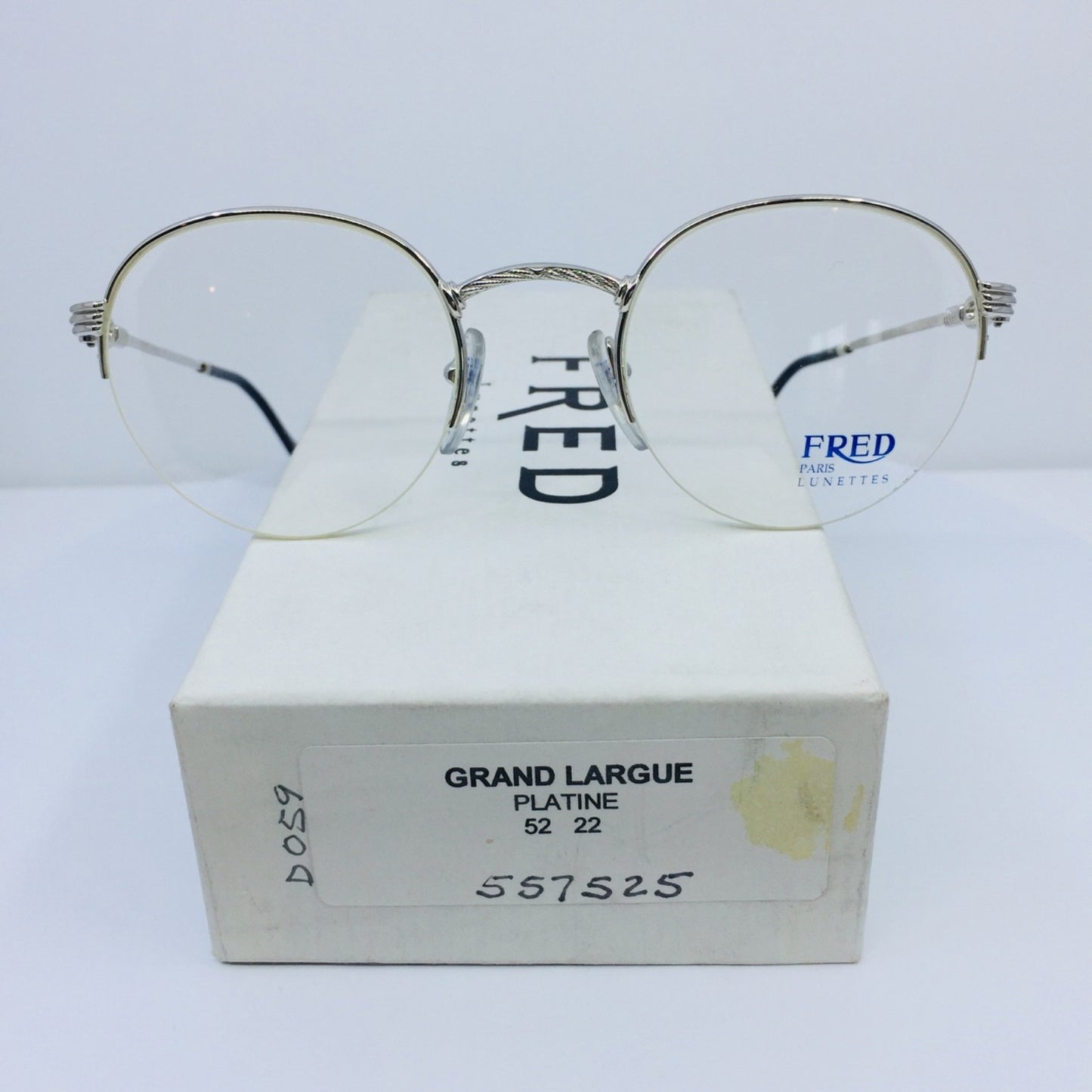 Vintage Fred Lunettes Grand Largue Gold Eyeglasses - Super Vision Optical