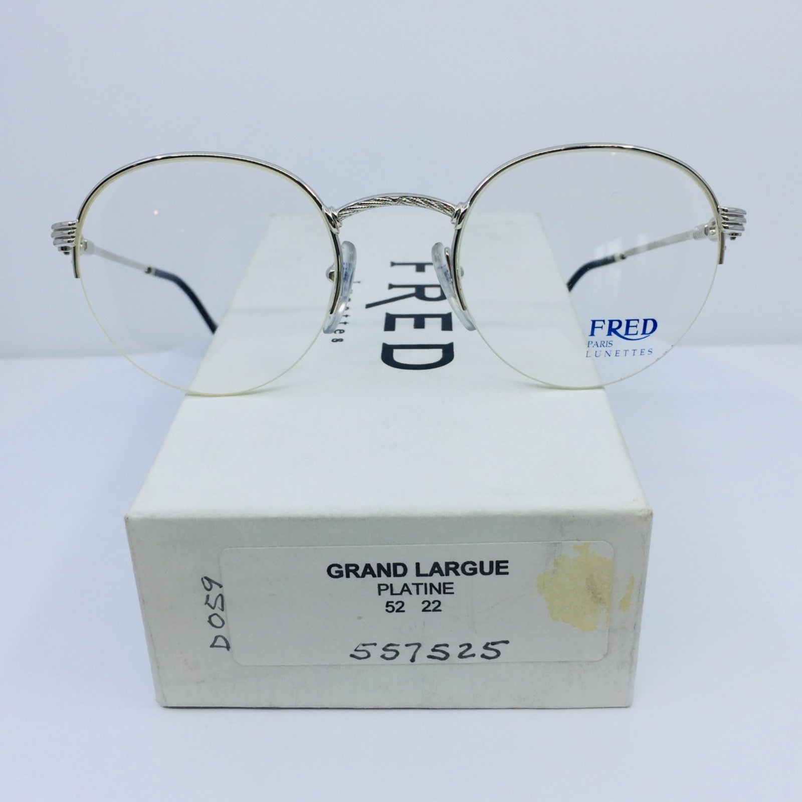 Vintage Fred Lunettes Grand Largue Gold Eyeglasses - Super Vision Optical