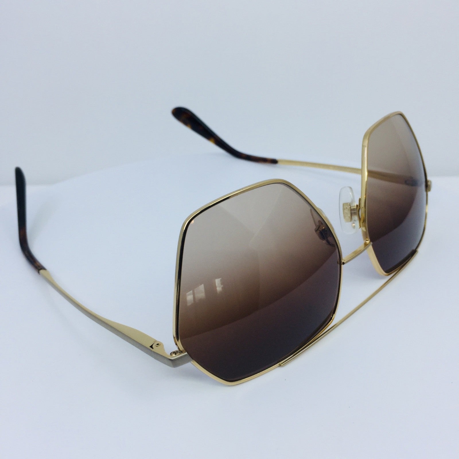 Vintage Dolce & Gabbana DG 2157 Gold Sunglasses - Super Vision Optical