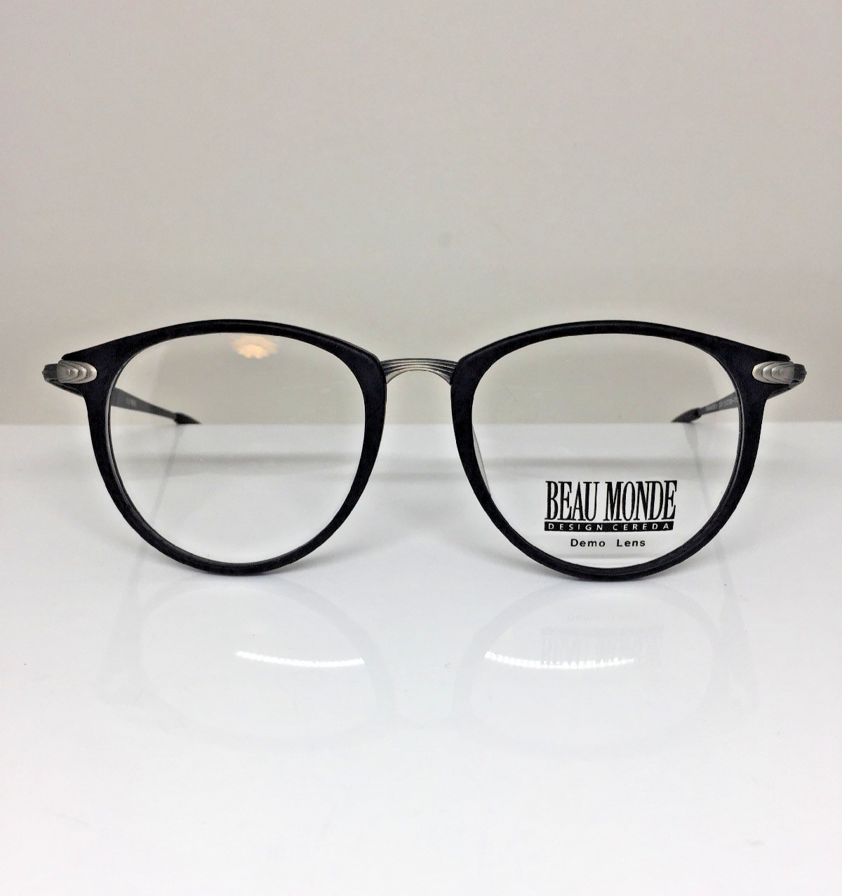 Vintage Beau Monde Collection Ramsey Gunmetal Eyeglasses - Super Vision Optical