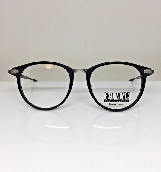 Vintage Beau Monde Collection Ramsey Gunmetal Eyeglasses - Super Vision Optical