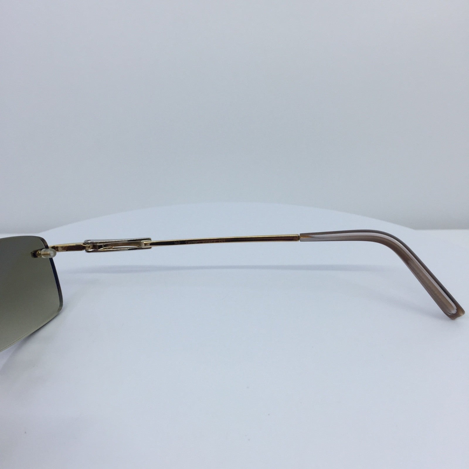 Vintage Fred Lunettes Fred Cayman F6 Solaire 201 Sunglasses Gold Sunglasses - Super Vision Optical