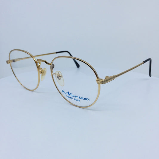 Vintage Polo Ralph Lauren Polo Ralph Lauren Polo Classic VI Gold Eyeglasses - Super Vision Optical