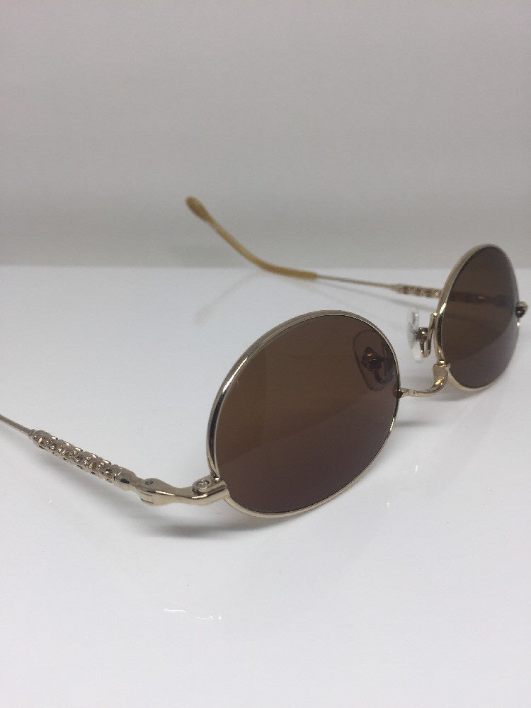 Vintage Jean Paul Gaultier JPG 55-0022 Gold Sunglasses - Super Vision Optical