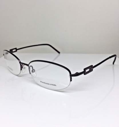 Vintage Gucci GG 2709 Strass Purple Eyeglasses - Super Vision Optical