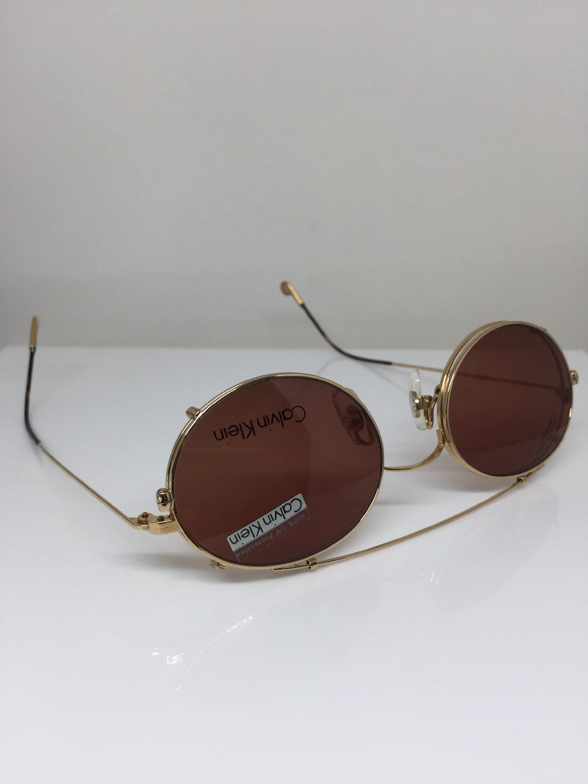 Vintage Calvin Klein CK 115 Gold Sunglasses - Super Vision Optical