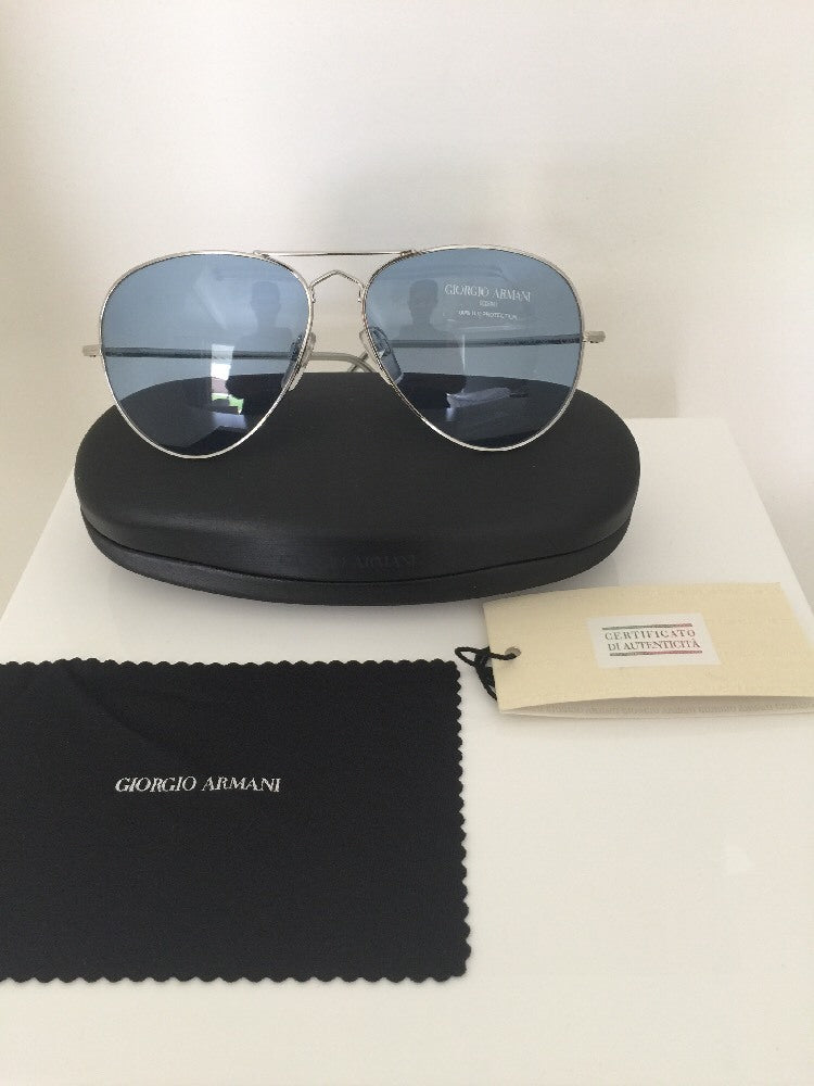 Vintage Giorgio Armani GA 615-S Silver Sunglasses - Super Vision Optical