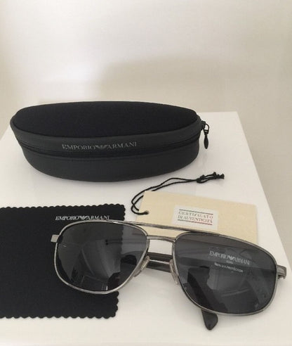 Vintage Emporio Armani EA 068-S Gunmetal Sunglasses - Super Vision Optical