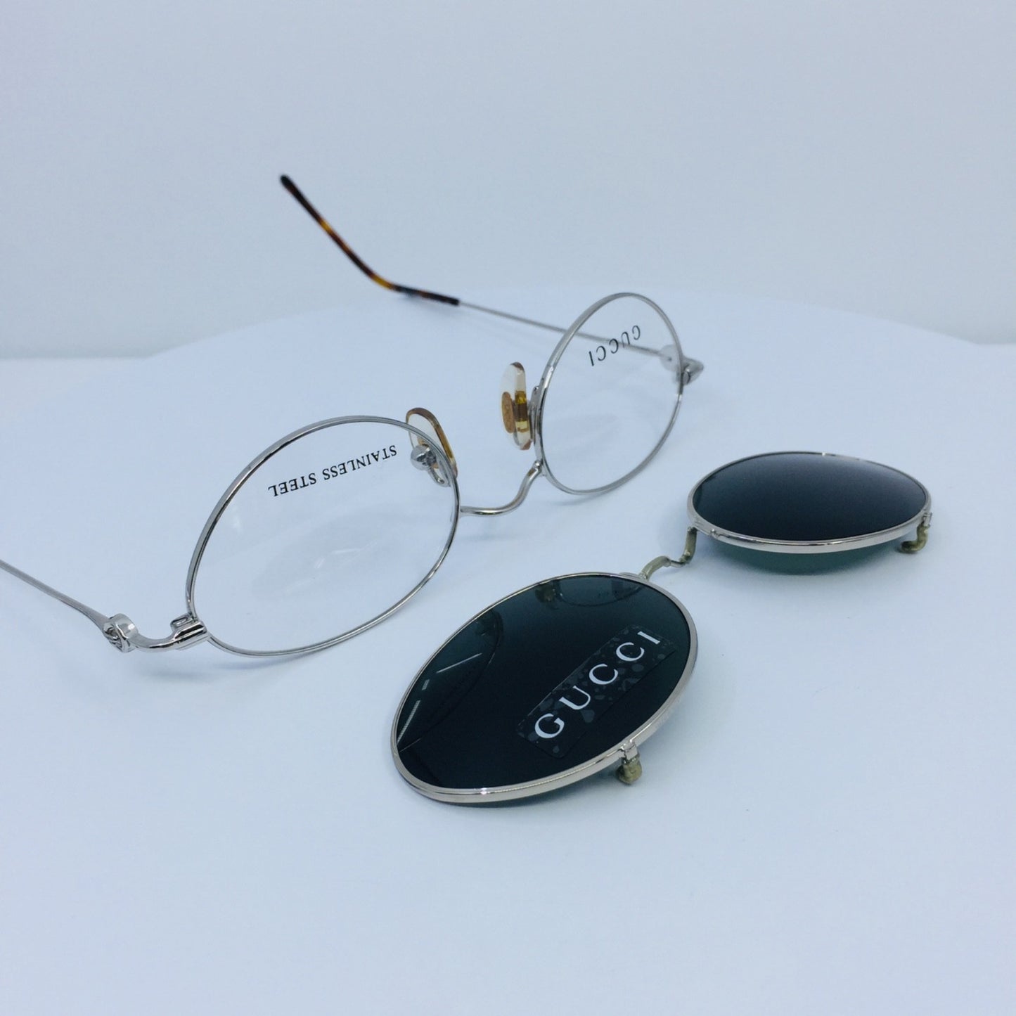 Vintage Gucci GG 2624 Silver Eyeglasses - Super Vision Optical