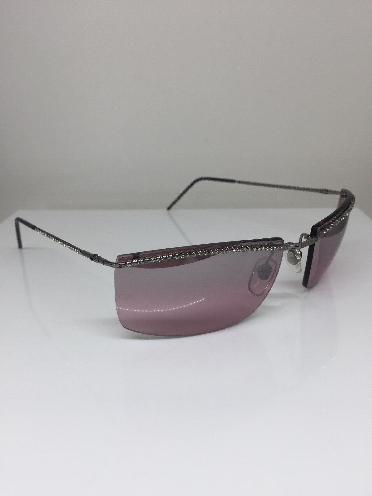 Vintage Giorgio Armani GA 1537-B Gunmetal Sunglasses - Super Vision Optical