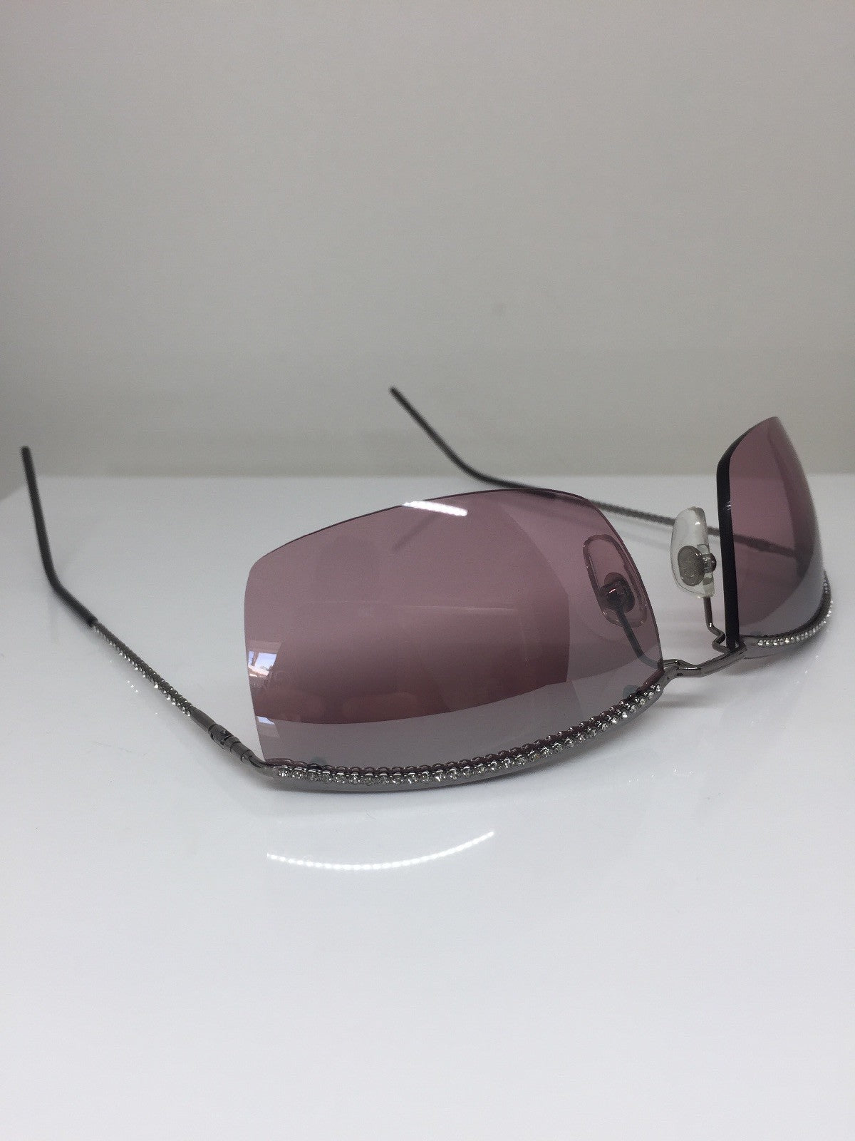 Vintage Giorgio Armani GA 1537-B Gunmetal Sunglasses - Super Vision Optical