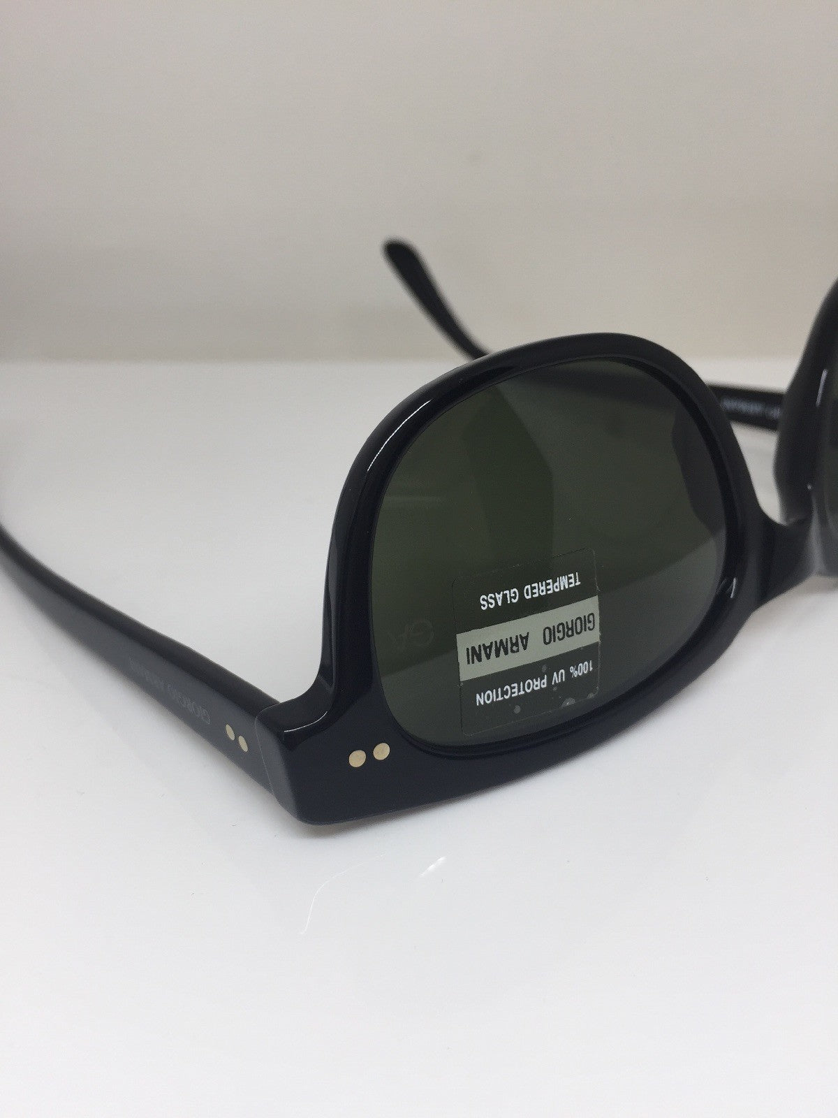 Vintage Giorgio Armani GA 376-S Black Sunglasses - Super Vision Optical
