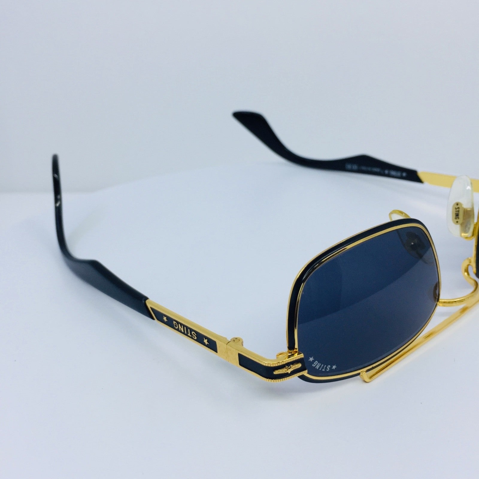Vintage STING by Colors in Optics Mod. 652/Z Black Sunglasses - Super Vision Optical