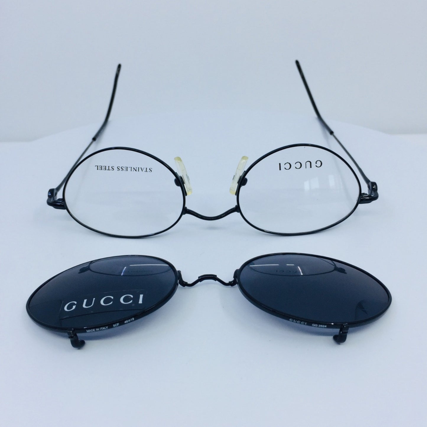 Vintage Gucci GG 2624 Black Eyeglasses - Super Vision Optical