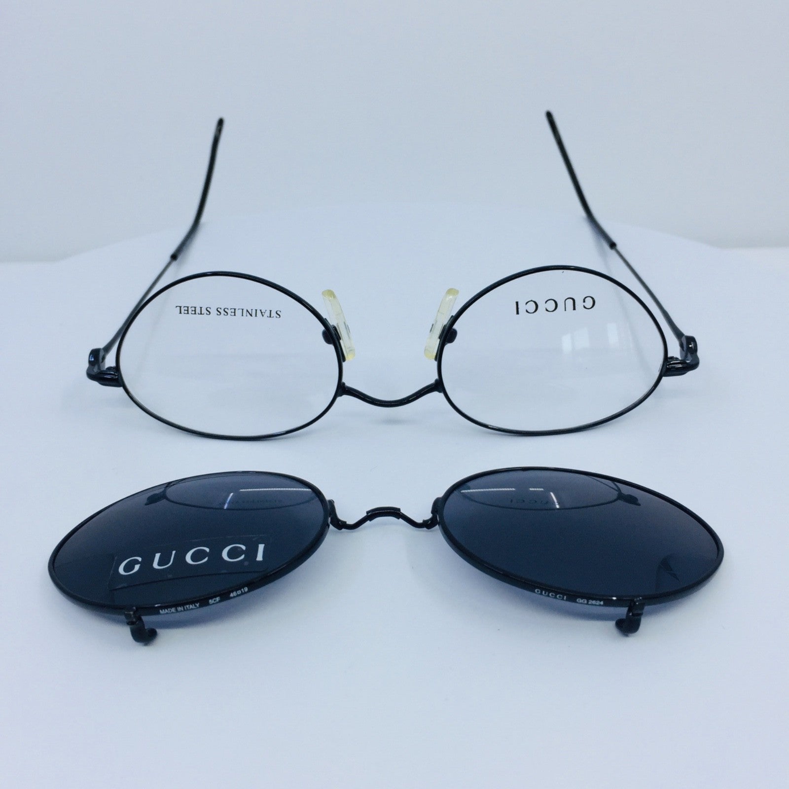 Vintage Gucci GG 2624 Black Eyeglasses - Super Vision Optical
