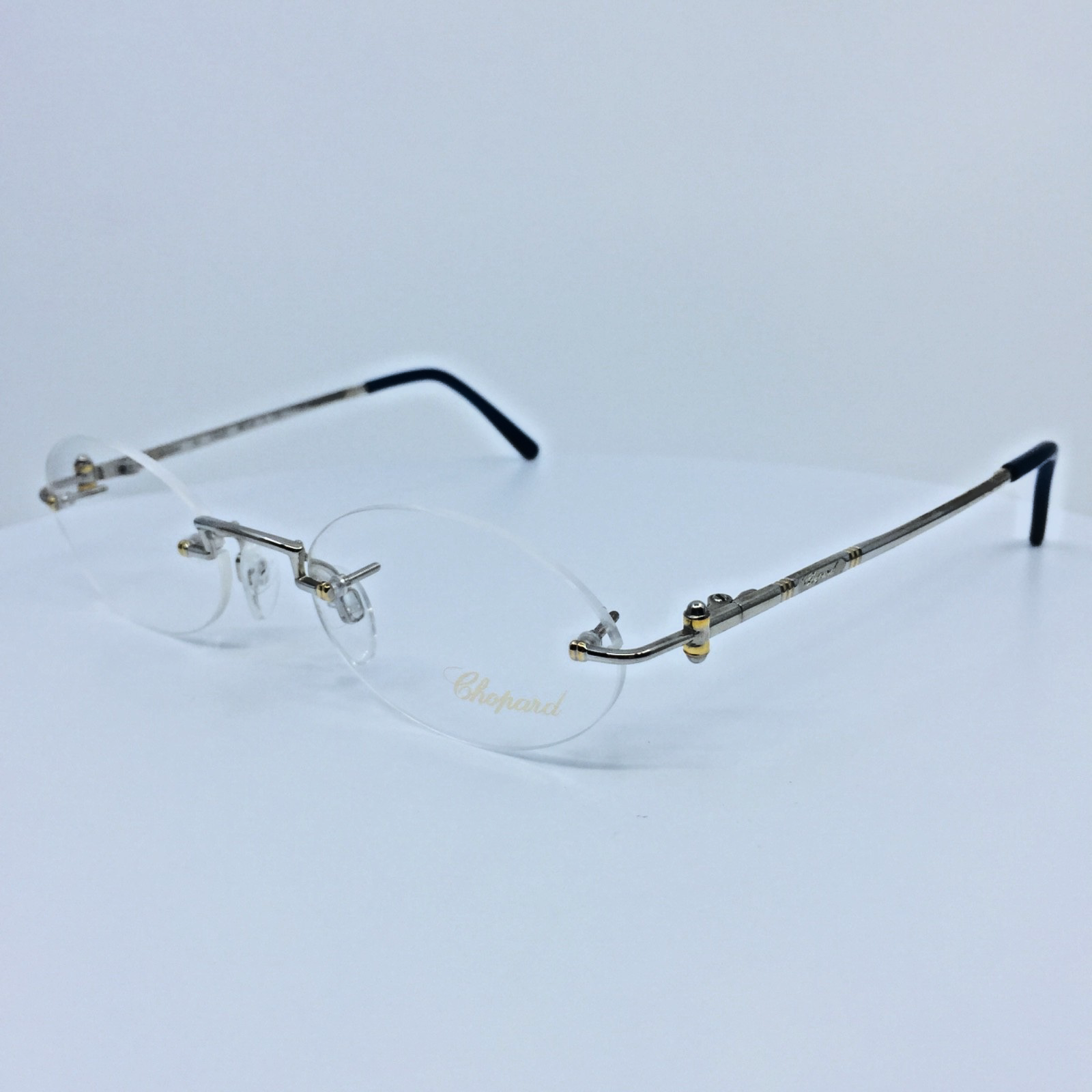 Vintage Chopard CHOPARD M. C 046 Silver Eyeglasses - Super Vision Optical