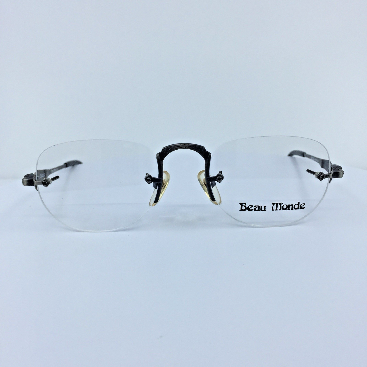 Vintage Beau Monde Collection Westbury Silver Eyeglasses - Super Vision Optical