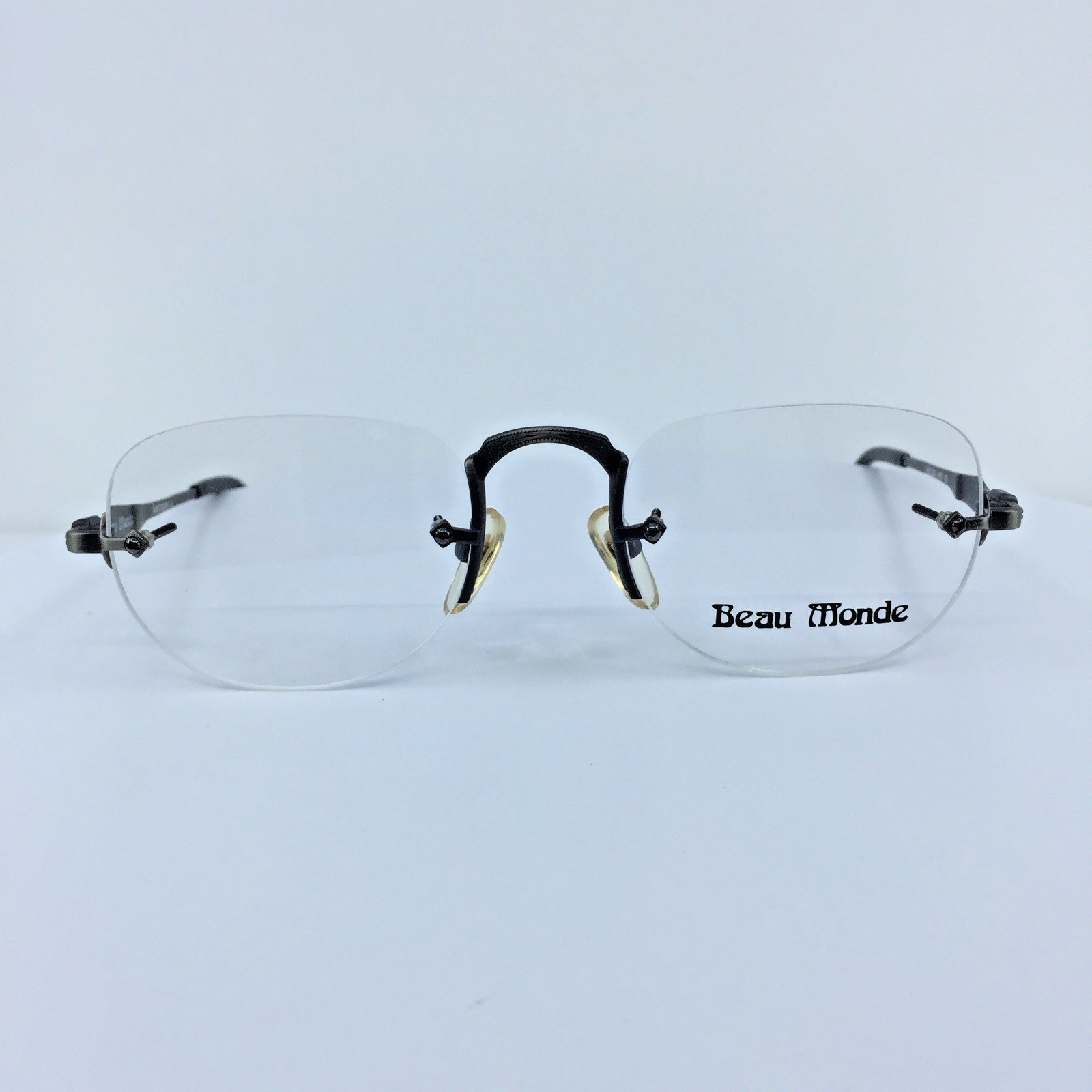 Vintage Beau Monde Collection Westbury Silver Eyeglasses - Super Vision Optical