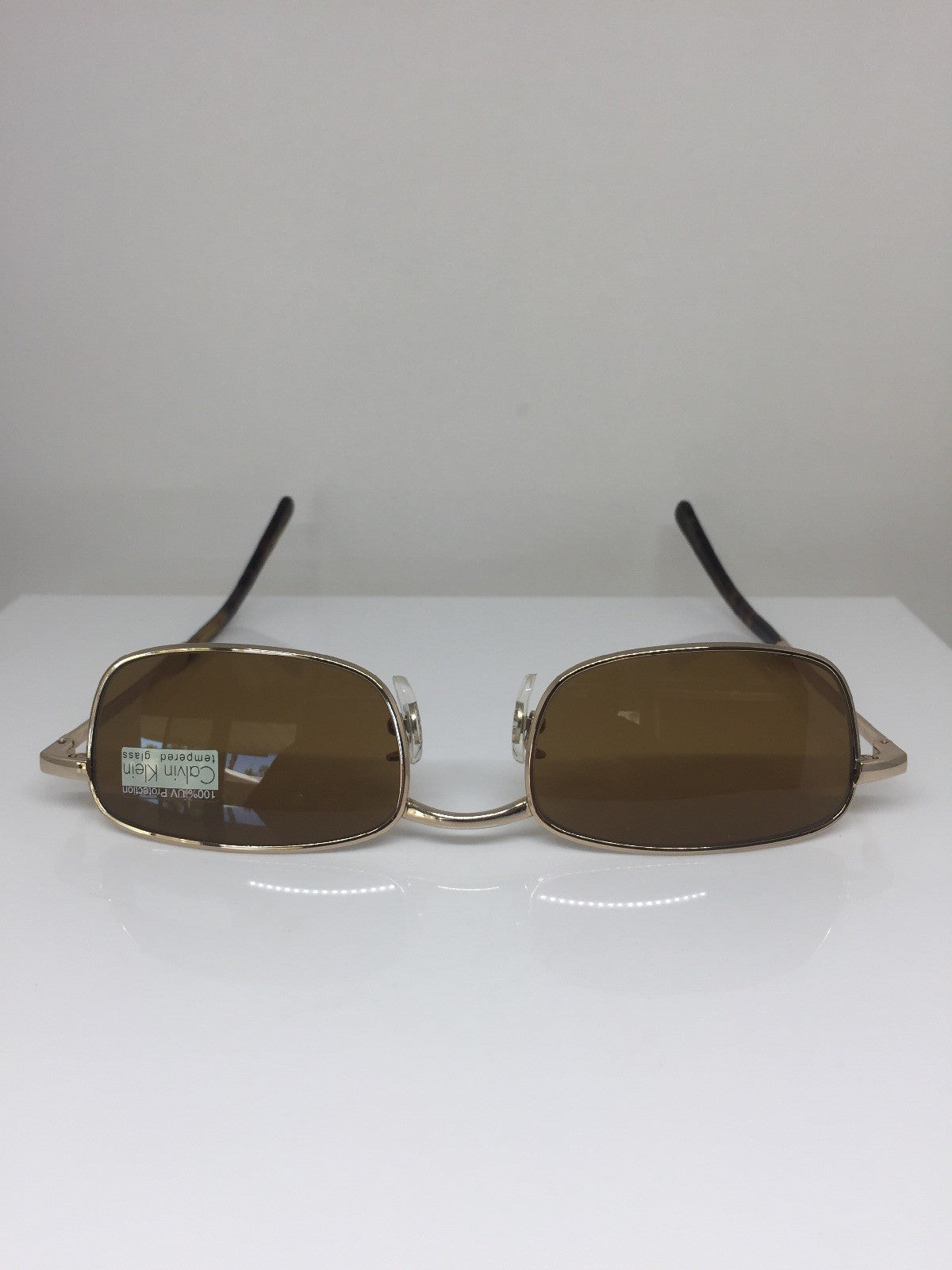 Vintage Calvin Klein CK 158-S Gold Sunglasses - Super Vision Optical
