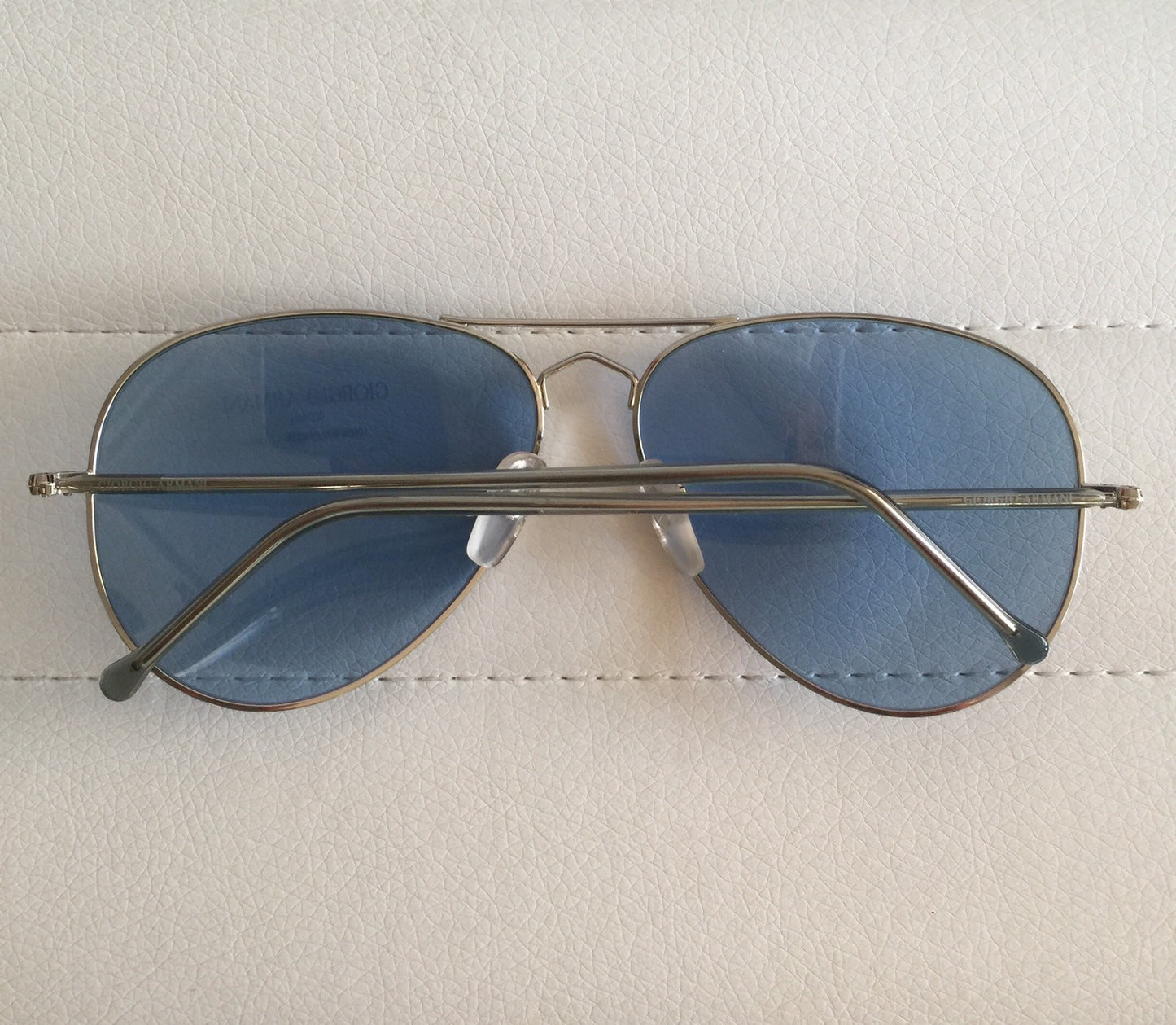 Vintage Giorgio Armani GA 615 Silver Sunglasses - Super Vision Optical