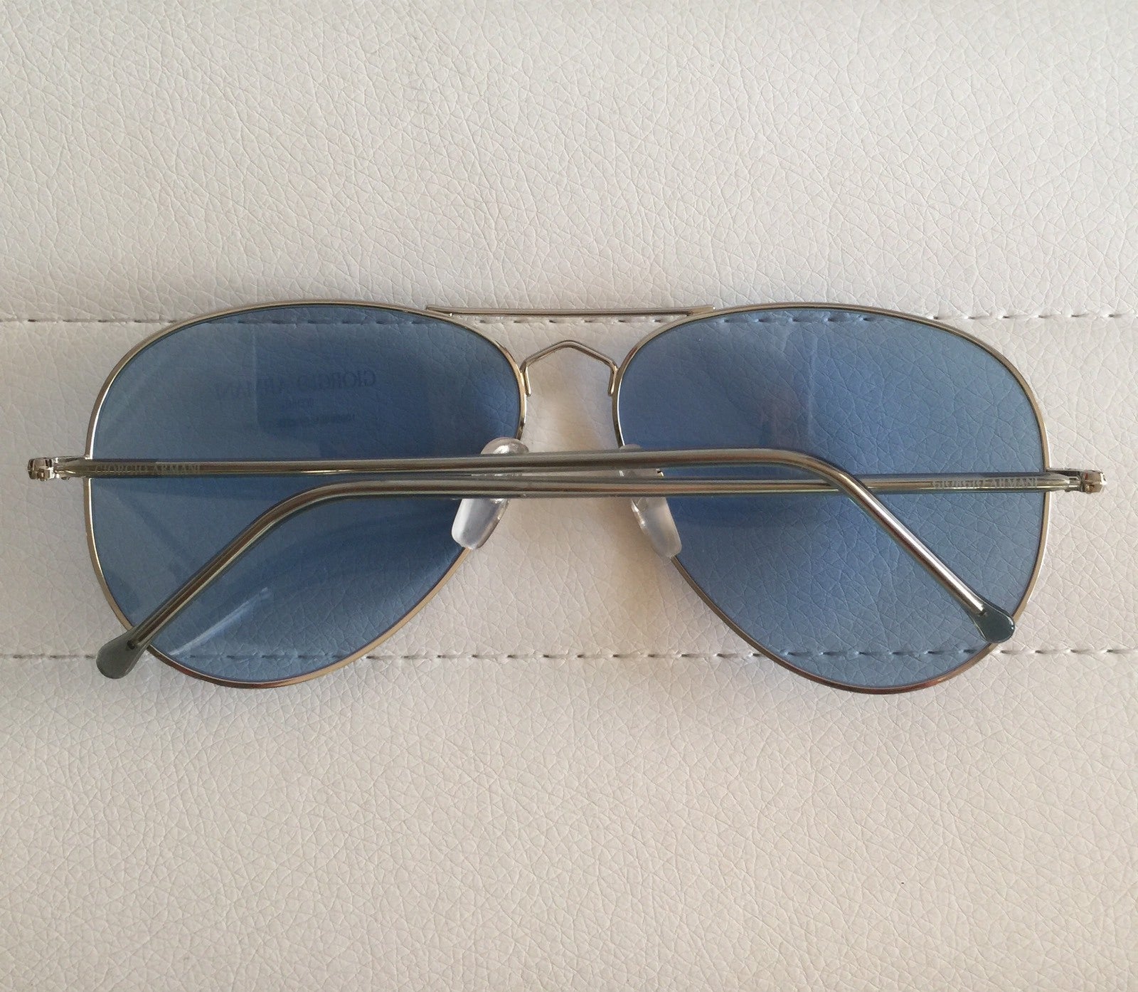 Vintage Giorgio Armani GA 615 Silver Sunglasses - Super Vision Optical