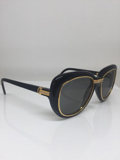 Vintage Cartier Conquete Black Sunglasses - Super Vision Optical