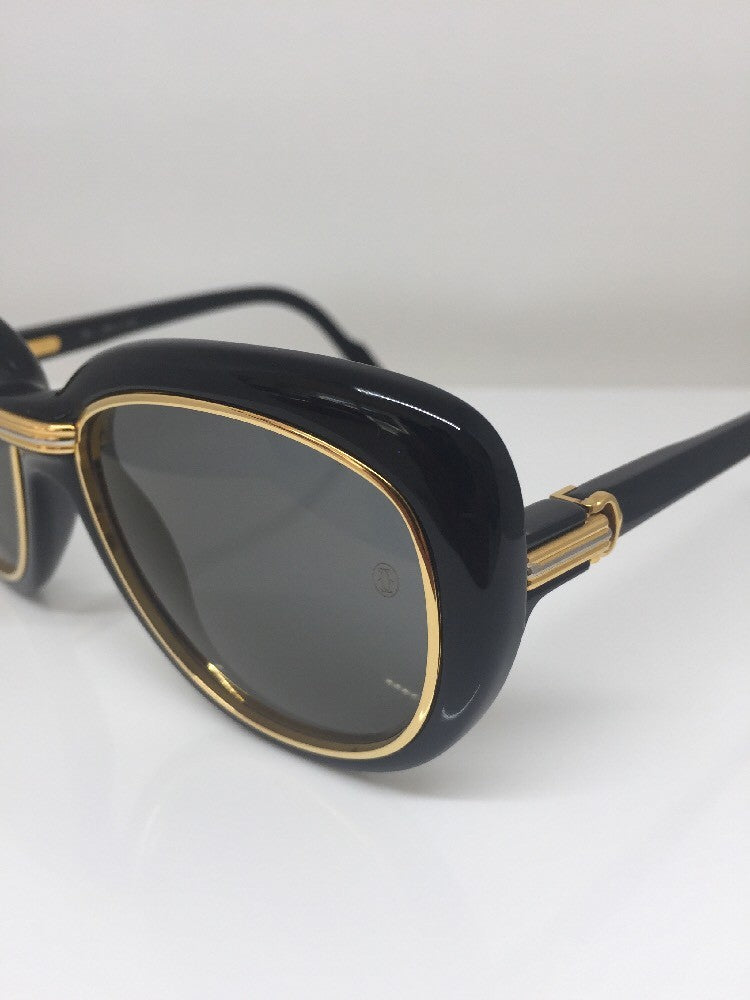 Vintage Cartier Conquete Black Sunglasses - Super Vision Optical