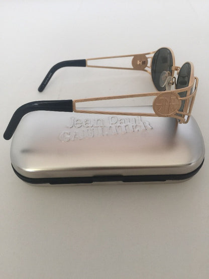 Vintage Jean Paul Gaultier JPG 58-6102 Gold Sunglasses - Super Vision Optical