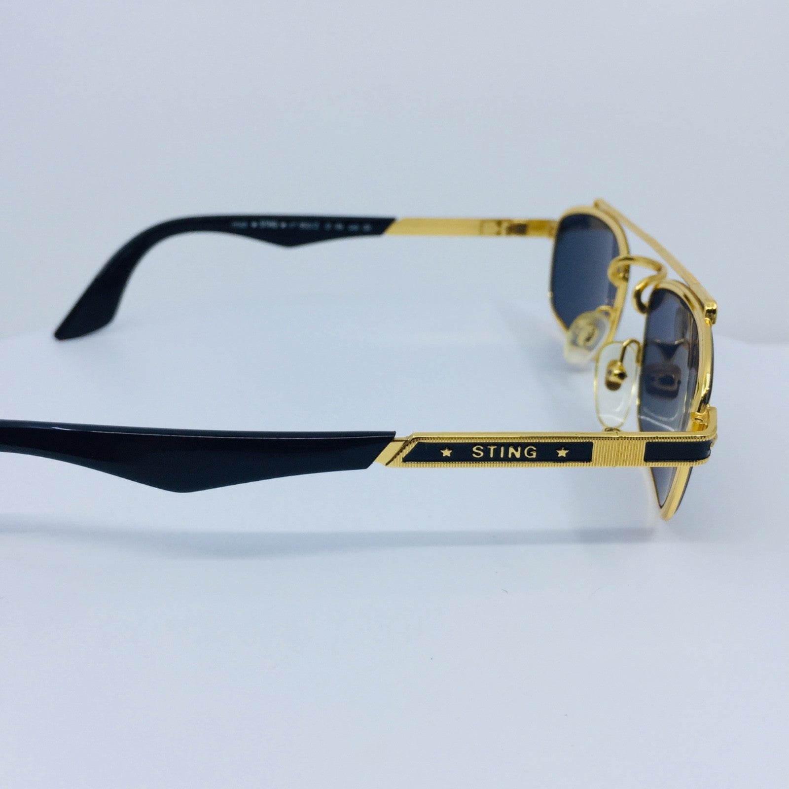 Vintage STING by Colors in Optics Mod. 652/Z Black Sunglasses - Super Vision Optical