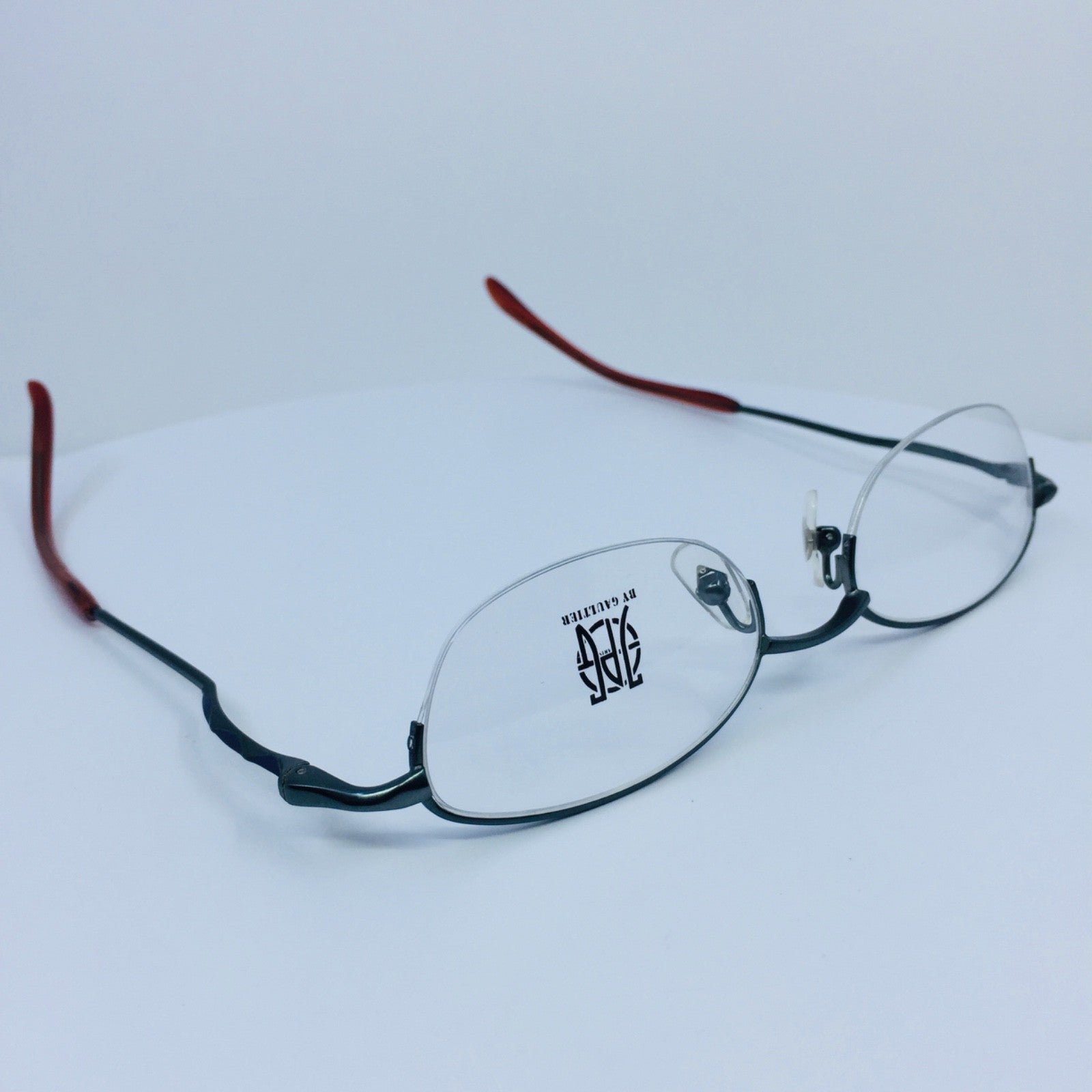 Vintage Jean Paul Gaultier JPG 57-0031 Blue Sunglasses - Super Vision Optical