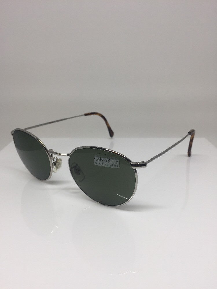 Vintage Calvin Klein CK 120-S Silver Sunglasses - Super Vision Optical