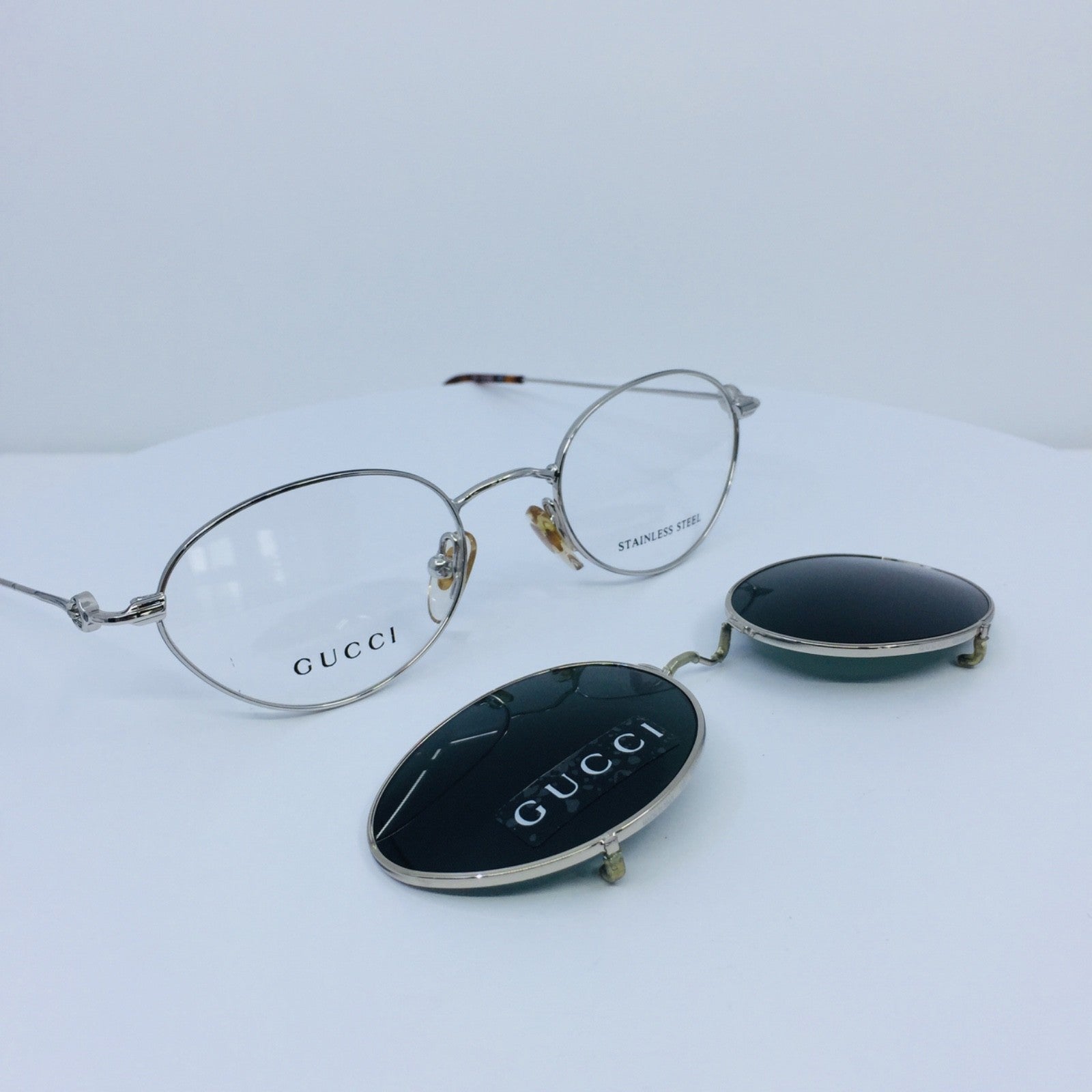 Vintage Gucci GG 2624 Silver Eyeglasses - Super Vision Optical