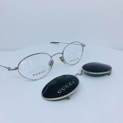 Vintage Gucci GG 2624 Silver Eyeglasses - Super Vision Optical