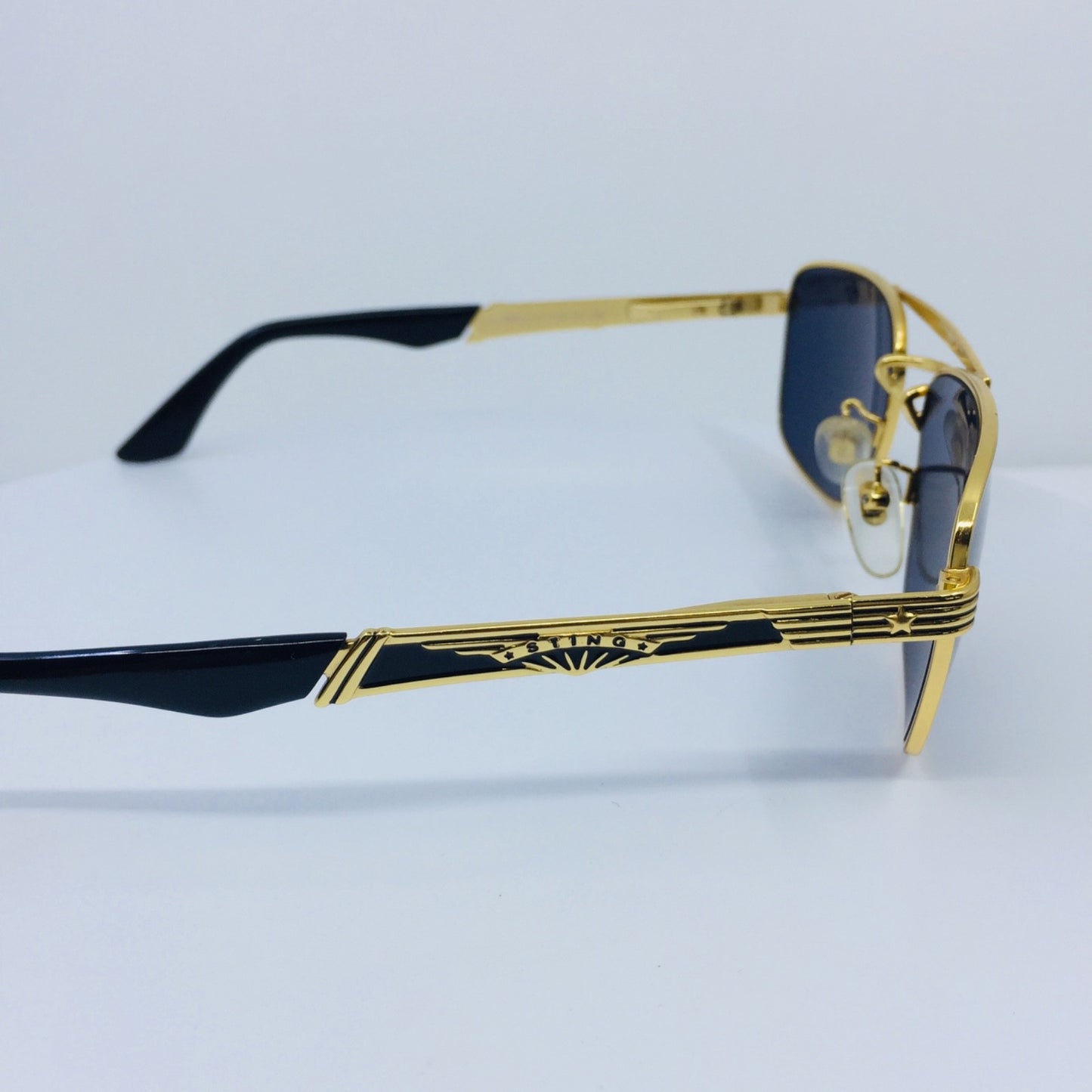 Vintage STING by Colors in Optics N. 4130 Gold Sunglasses - Super Vision Optical