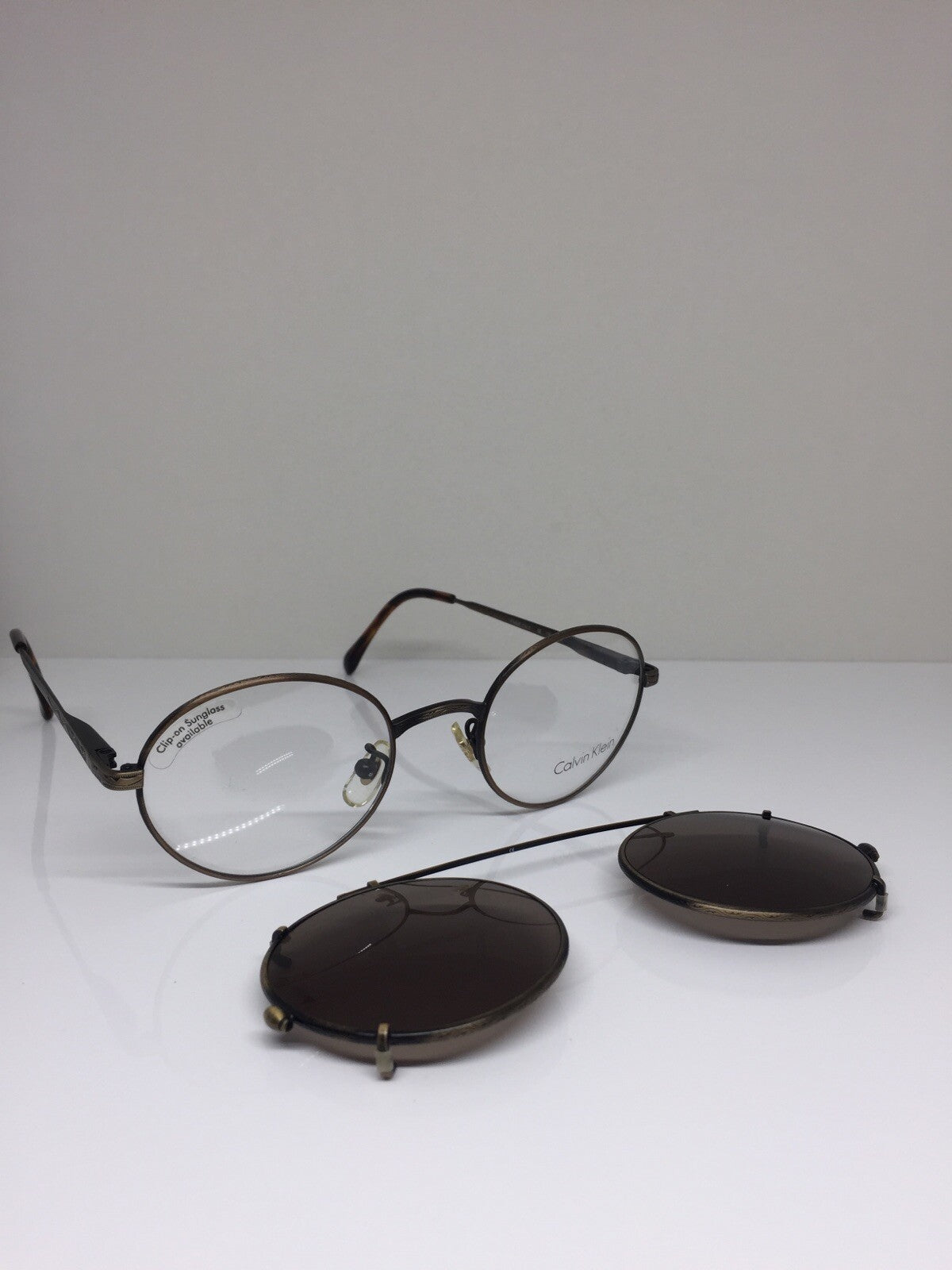 Vintage Calvin Klein CK 117 Brown Sunglasses - Super Vision Optical