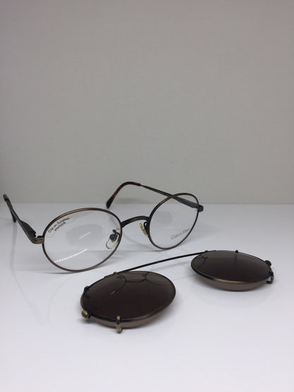 Vintage Calvin Klein CK 117 Brown Sunglasses - Super Vision Optical