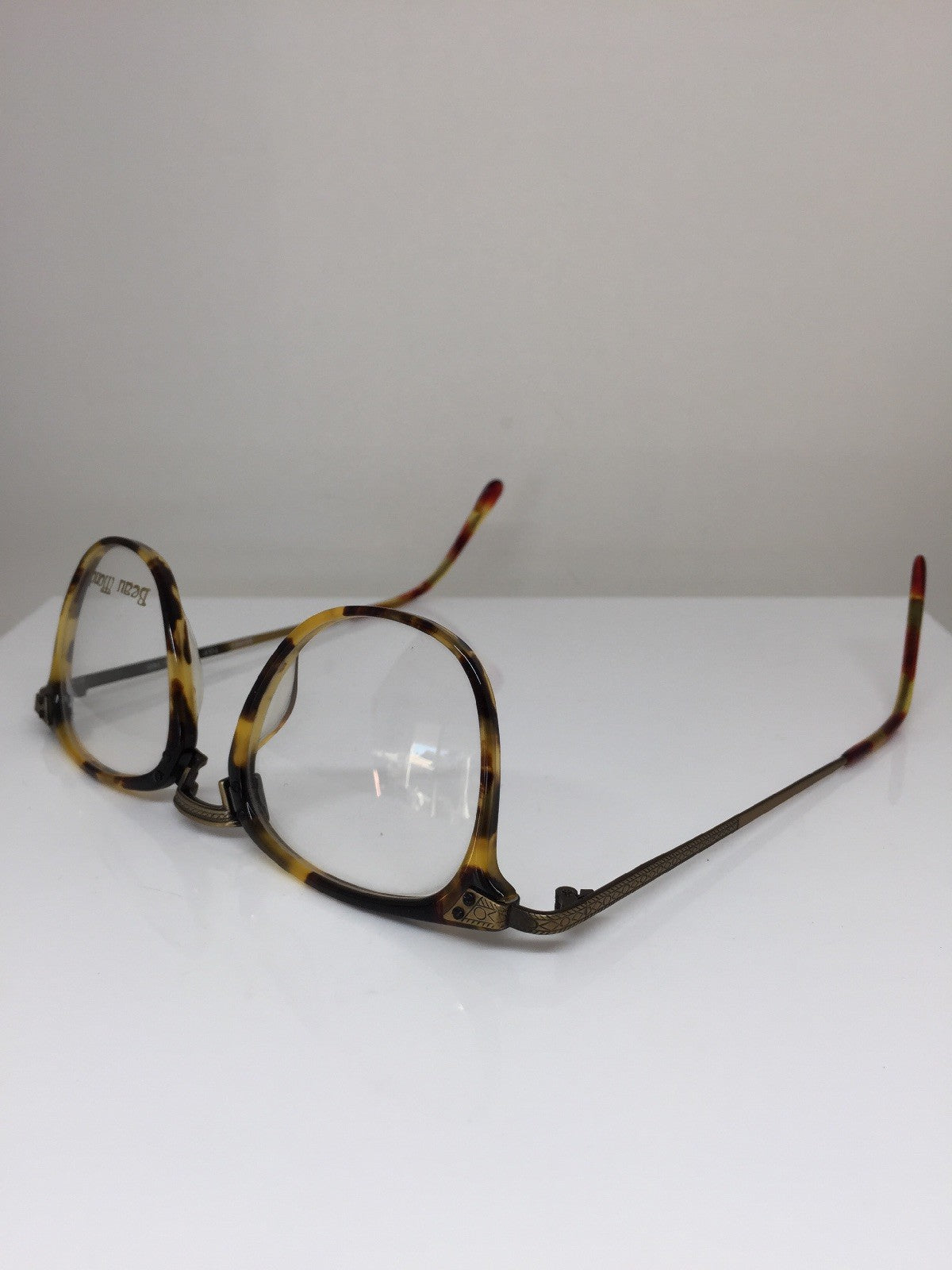 Vintage Beau Monde Collection Berry Tortoise Eyeglasses - Super Vision Optical
