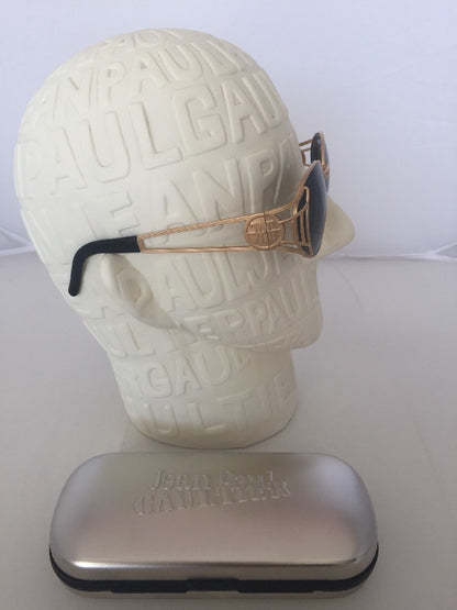 Vintage Jean Paul Gaultier JPG 58-6102 Gold Sunglasses - Super Vision Optical