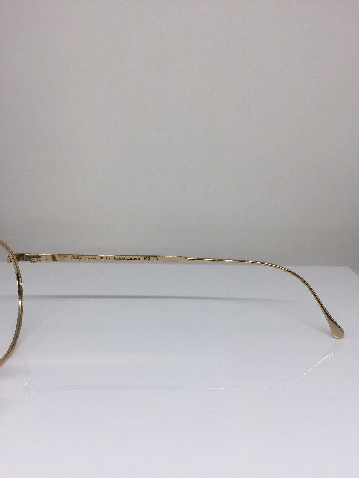 Vintage Ralph Lauren Polo Classic IX By Ralph Lauren Gold Sunglasses - Super Vision Optical