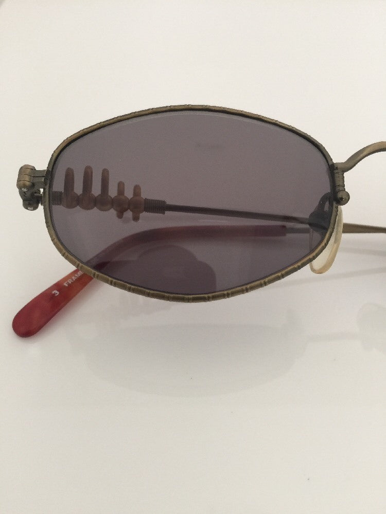 Vintage Jean Paul Gaultier JPG 56-5101 Gold Sunglasses - Super Vision Optical